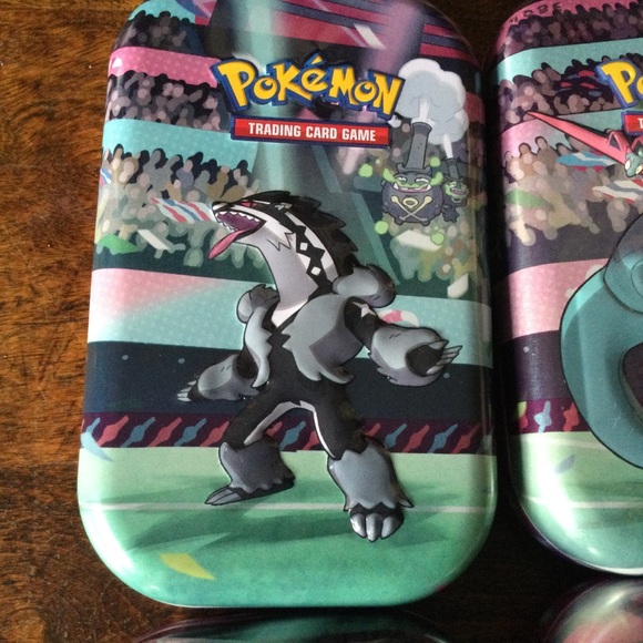 Pokemon Tins empty Set of Five - Picture 3 of 7